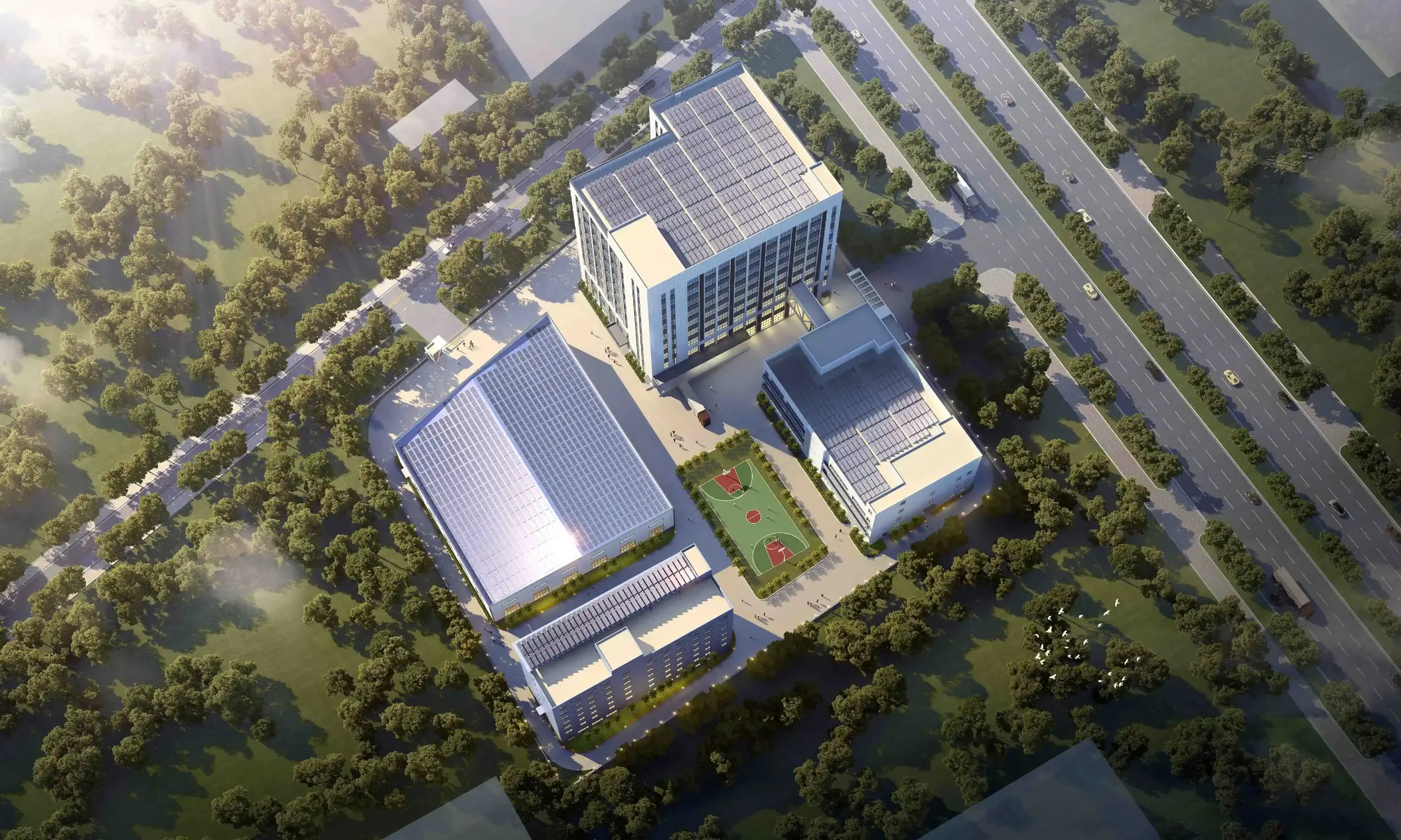 古鑫珠海生产基地鸟瞰图.webp